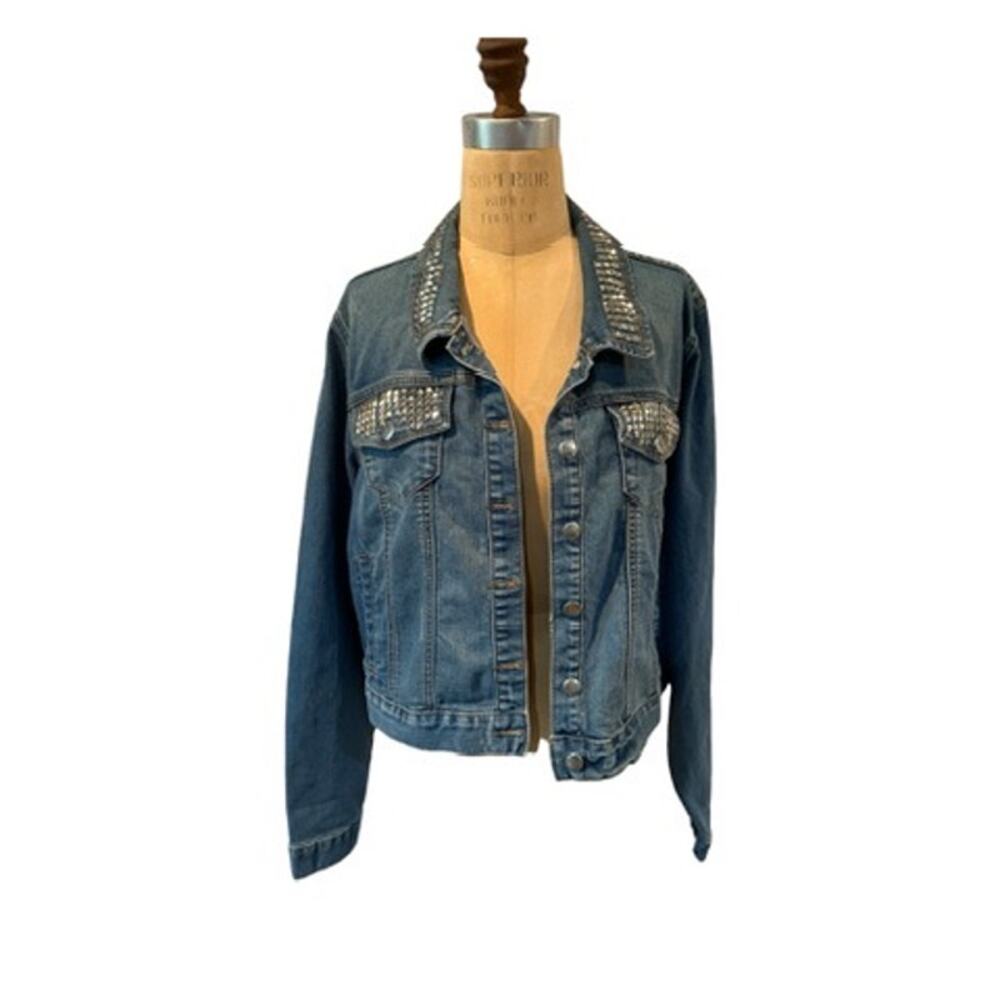 Studded Denim Jacket - Picture 3 of 6